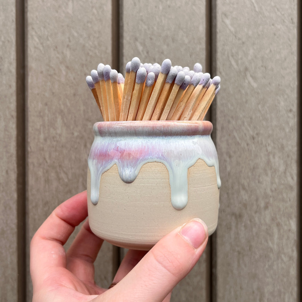 Strawberries & Cream Matchstick Pot