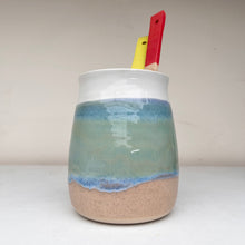 Load image into Gallery viewer, Large Beach Vase/Utensil Pot