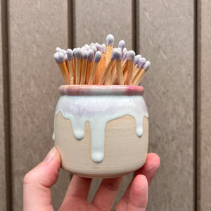 Strawberries & Cream Matchstick Pot