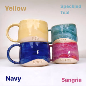 Personalised Block Colour Mug
