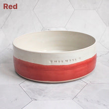 Load image into Gallery viewer, Personalised Two-Tone Pet Bowl