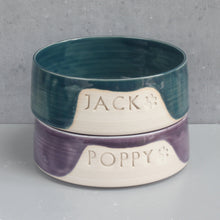 Load image into Gallery viewer, Personalised Glazy Pet Bowl