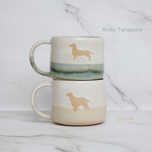 Two-Tone Dog Mugs