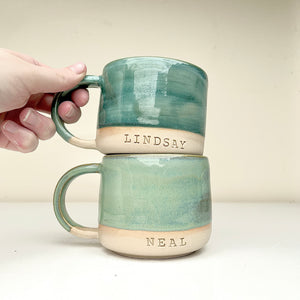 Personalised Block Colour Mug